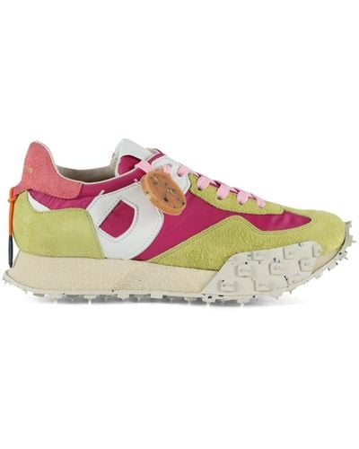 Barracuda Sneakers in pelle e tessuto con patch logo - Multicolore