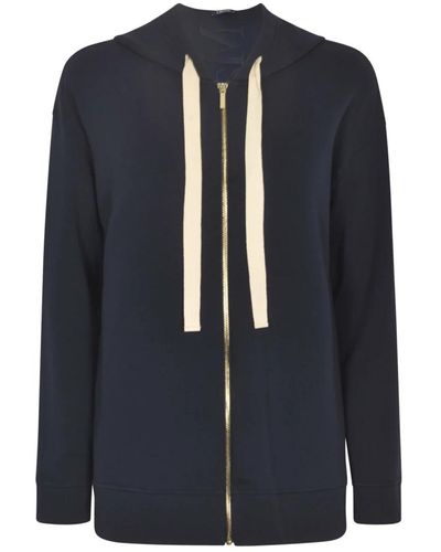 Max Mara Sweatshirts & hoodies > zip-throughs - Bleu