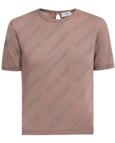 Balenciaga T-shirts - Braun