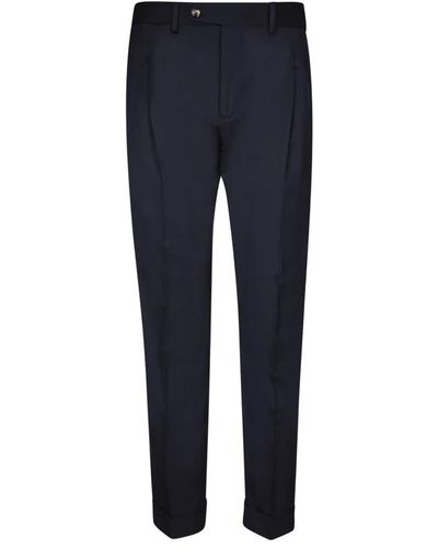 Dell'Oglio Trousers > slim-fit trousers - Bleu
