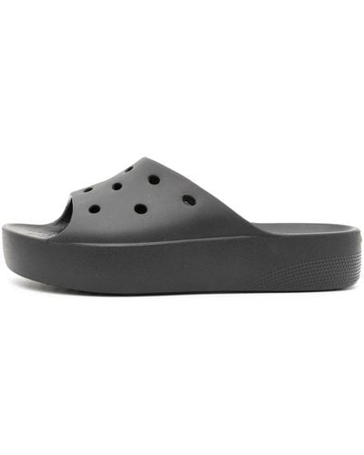Crocs™ Clic platform slide w slipper - Braun