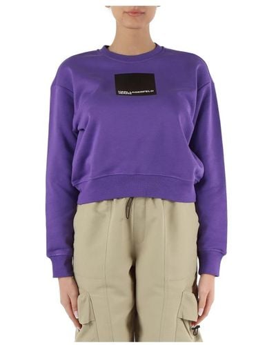 Karl Lagerfeld Sweatshirts - Purple