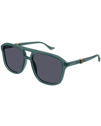 Gucci Grüne sonnenbrille, vielseitig und stilvoll,stylische sonnenbrille gg1494s - Grau