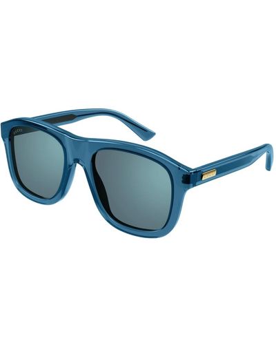 Gucci Mode sonnenbrillen kollektion,gg1316s sonnenbrille schwarzes gestell - Blau
