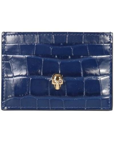 Alexander McQueen Andere materialien brieftaschen - Blau