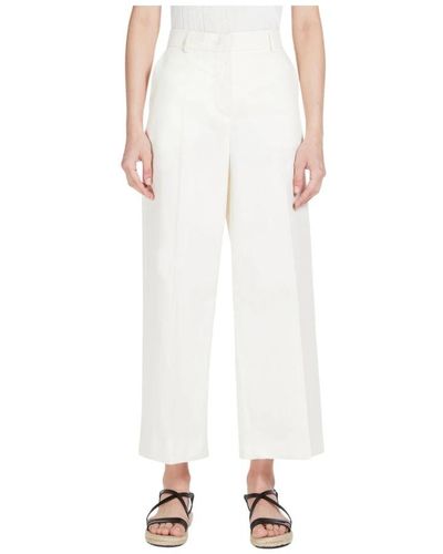 Weekend Straight trousers - Bianco