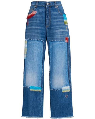 Marni Jeans > cropped jeans - Bleu