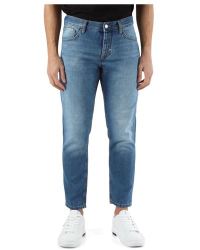 Antony Morato Slim knöchellange jeans mit 5 taschen - Blau