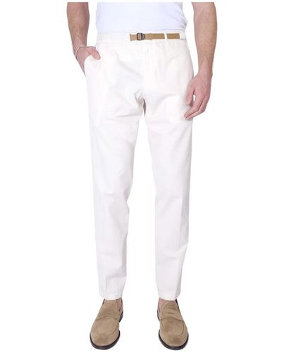 White Sand Pantaloni estivi tapered uomo - Bianco