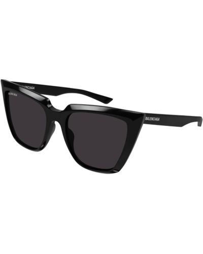 Balenciaga Stilvolle cateye-sonnenbrille in schwarz