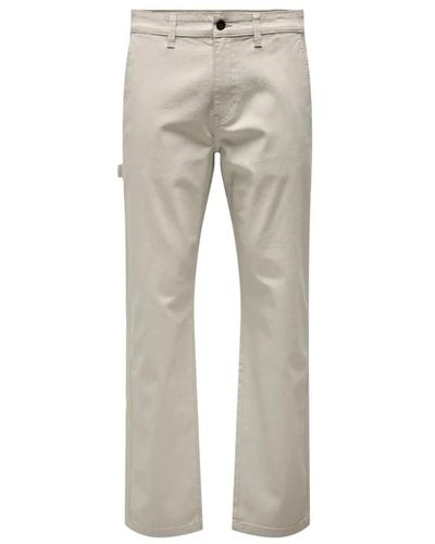 Only & Sons Chinos casual - Grigio