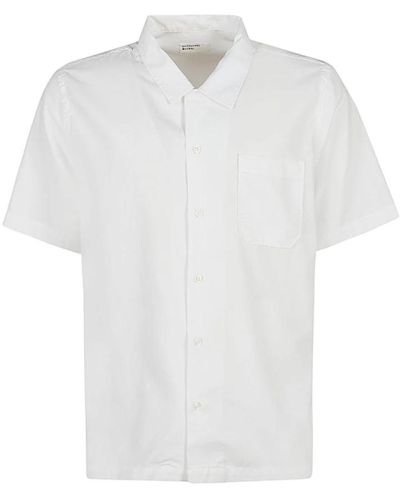 Universal Works Short sleeve shirts - Weiß