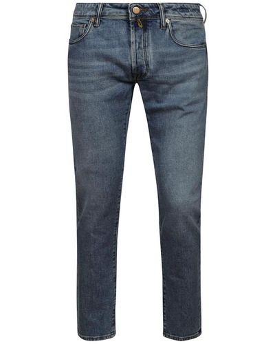 Incotex Slim-Fit Jeans - Blue