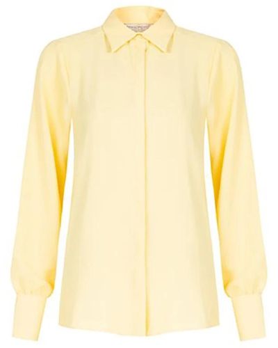 Rinascimento Camicia gialla elastica primavera estate 2024 - Giallo