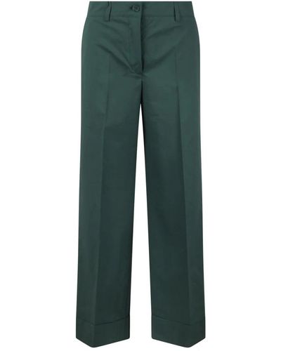 P.A.R.O.S.H. Wide Trousers - Green