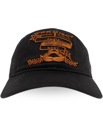 Y. Project Accessories > hats > caps - Noir