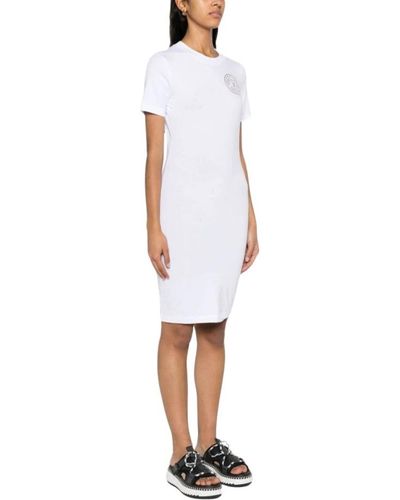 Versace Jeans Couture Short Dresses - White