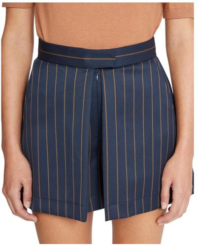 Silvian Heach Shorts a vita alta - Blu