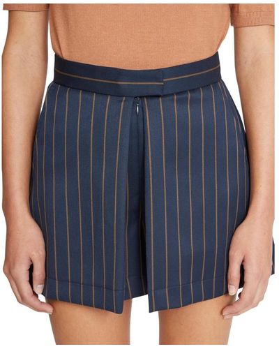 Silvian Heach Shorts de cintura alta - Azul