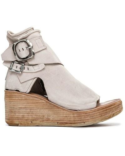 A.s.98 Noa wedges in wedges leather - Natur