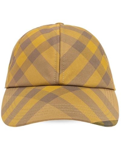 Burberry Accessories > hats > caps - Jaune