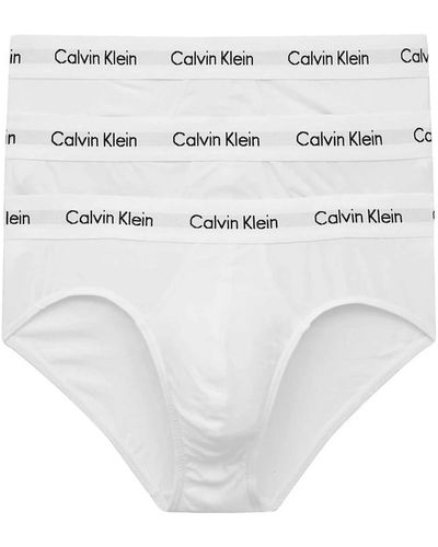 Calvin Klein Slip 3p hip brief - Bianco