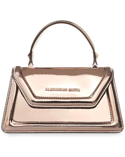 Alexander Smith Elizabeth mini kupfer spiegel handtasche - Pink