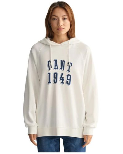 GANT Sweatshirts & hoodies > hoodies - Blanc
