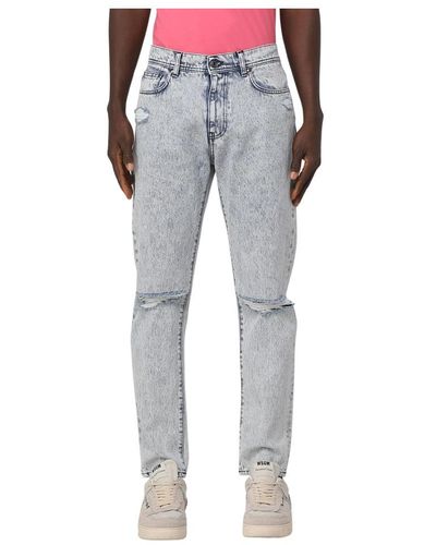 MSGM Slim-Fit Jeans - Grey