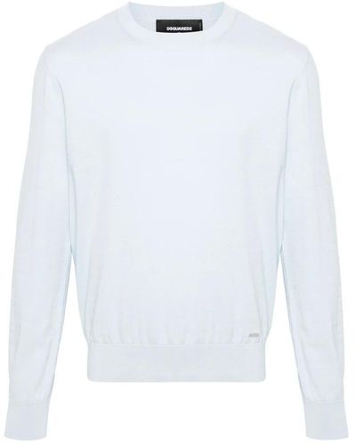 DSquared² Round-Neck Knitwear - White