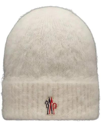 Moncler Cappello bianco in lana e alpaca - Grigio