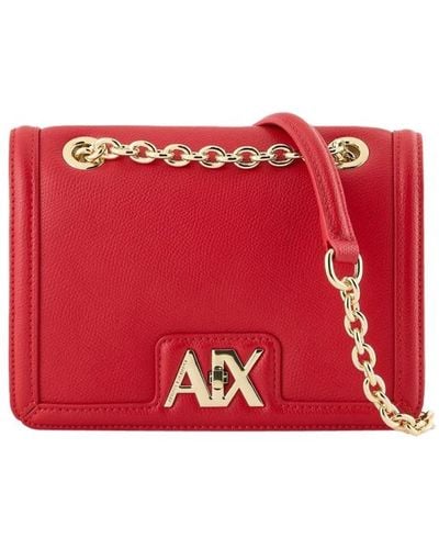 Armani Exchange Cross Body Bags - Red