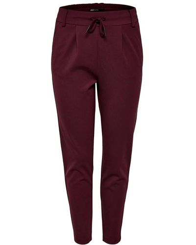 ONLY Tapered trousers - Violet