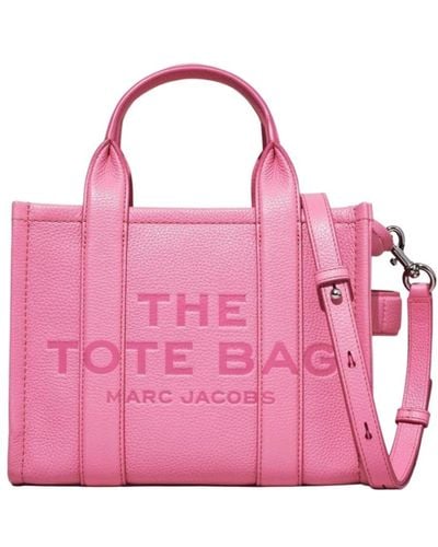 Marc Jacobs Borsa tote in pelle fucsia - Rosa