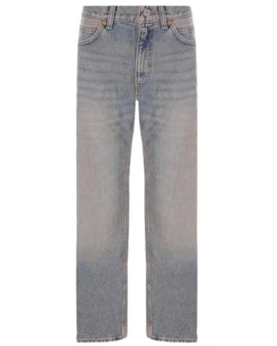RE/DONE Straight Jeans - Gray