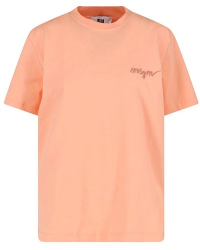 MSGM T-shirts and polos - Arancione