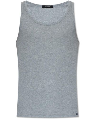 Tom Ford Ärmelloses t-shirt - Grau