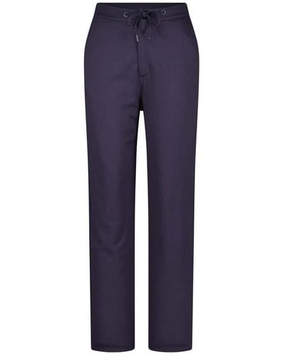 Rich & Royal Trousers > slim-fit trousers - Bleu