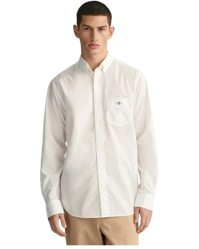 GANT Shirts > casual shirts - Blanc