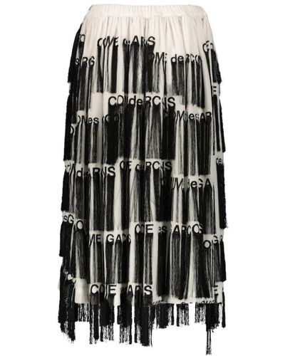Comme des Garçons Comme Des Garçons Soft Velvet Skirt Clothing - Black