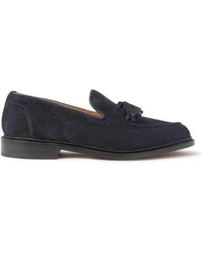Tricker's Shoes > flats > loafers - Bleu