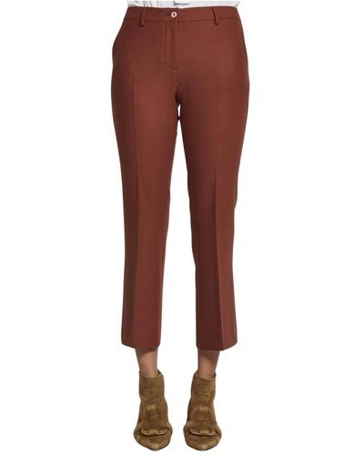 PT Torino Cropped Pants - Brown