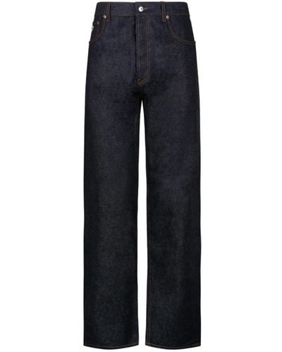 Prada Dunkelblaue denim jeans klassische passform