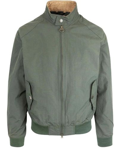Barbour Bomber Jackets - Green