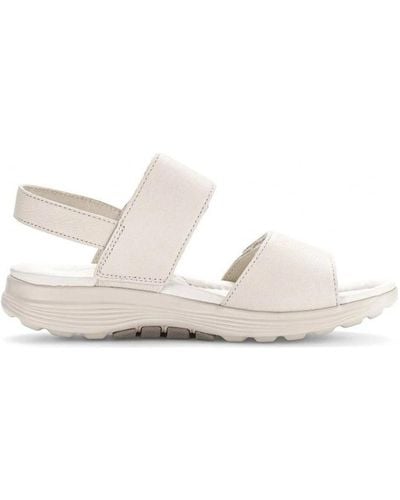 Gabor Flat Sandals - White