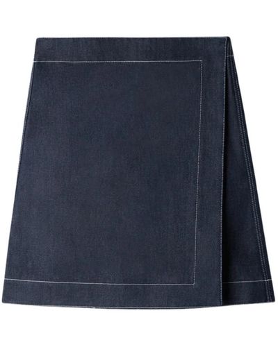 Sunnei Skirts > denim skirts - Bleu