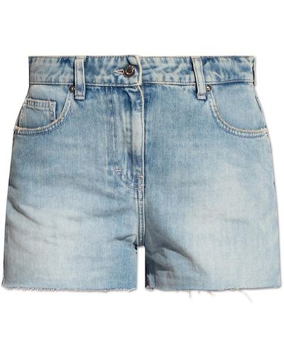 IRO Caillot high-waisted shorts - Azul