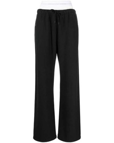 T By Alexander Wang Wide trousers - Negro
