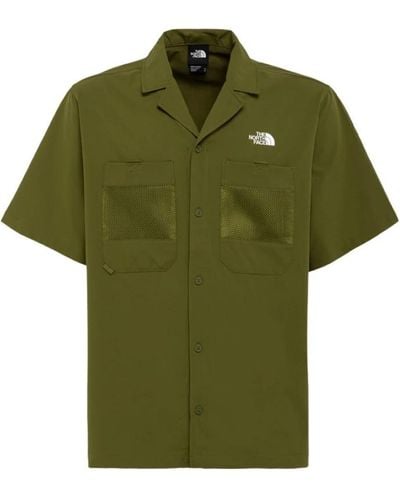 The North Face Short sleeve camicie - Verde