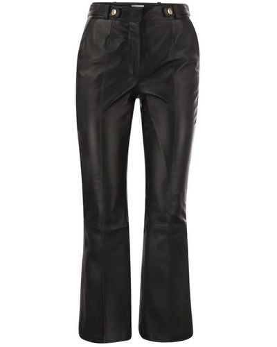 RED Valentino Trousers > leather trousers - Noir